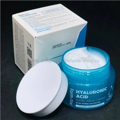 Увлажняющий крем с гиалуроновой кислотой FarmStay Hyaluronic Acid Super Aqua Cream 100ml (125)