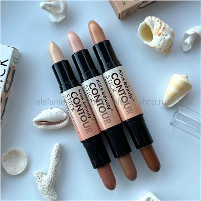 Набор стиков для контуринга Kiss Beauty Highlight and Contour 2in1 Stick 3 штуки