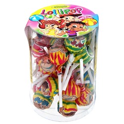 Карамель леденцовая ассорти "Woogie" Flintstones Lolly Mix 300 гр