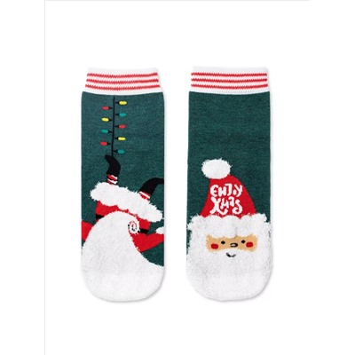 CONTE-KIDS Новогодние носки с пушистой нитью «Enjoy Xmas»