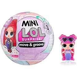 L.O.L. Surprise! Mini Move & Groove with Mini OMG Fashion Doll, Surprises, Mini Dolls, Collectible Dolls, Moving Ball Playset- Great Gift for Girls Age 4+