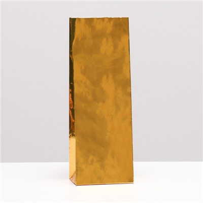 Пакет бумажный, фасовочный, трехслойный "Золотой слиток", 8 х 5 х 22,5 см