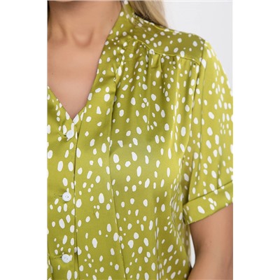 Блуза "Клэр" (зеленая) Б8484