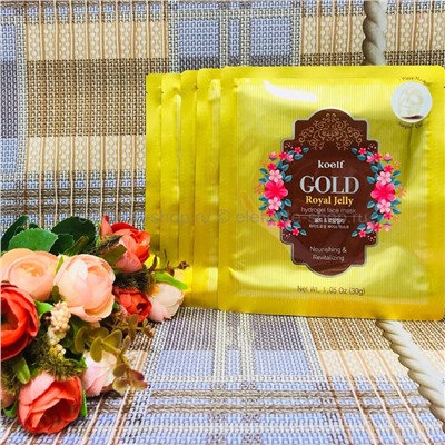 Маски Koelf Gold Royal Jelly Hydrogel Mask Pack (125)