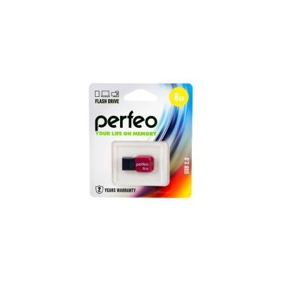 8Gb Perfeo M02 Black USB 2.0 (PF-M02B008)