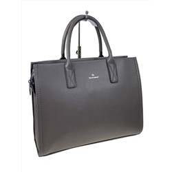 Женская сумка портфель из искусственной кожи цвет серый