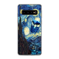 Силиконовый чехол Доктор кто на Samsung Galaxy S10