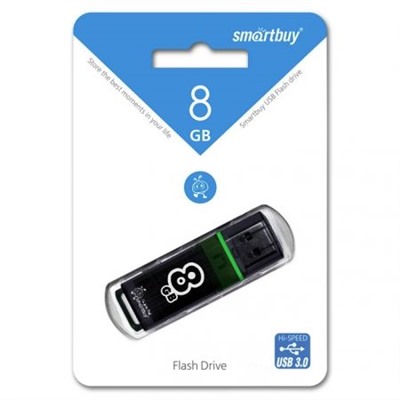 8Gb SmartBuy Glossy Dark Grey USB 3.0 (SB8GBGS-DG)