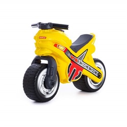 Каталка-мотоцикл MX, цвет жёлтый