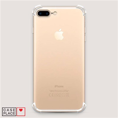 Противоударный силиконовый чехол Прозрачный на iPhone 8 Plus