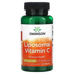 Swanson Липосомальный Витамин C, 1000 мг, 60 таблеток - Swanson