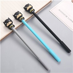 Ручка "Супер Мен", цвет пасты чёрный, цвет корпуса голубой, арт.25.0311