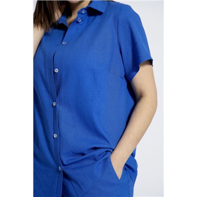 Рубашка BegiModa 4034 синий