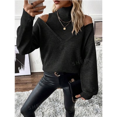 SHEIN Essnce Pullover Mit Rundhalsausschnitt