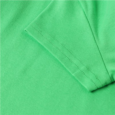 Футболка женская V-образный вырез, цвет зеленый, размер 46