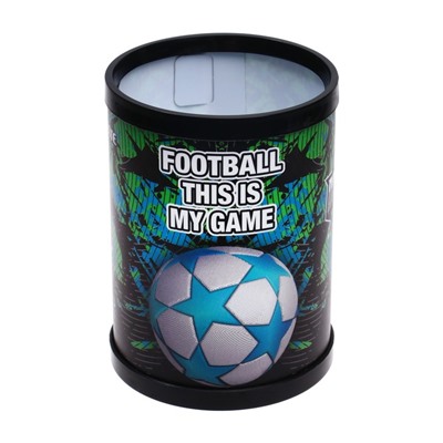 Стакан-Подставка для пишущих принадлежностей (разборный), deVENTE Football, пластиковый
