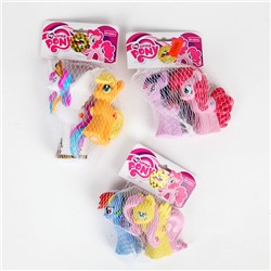 Играем вместе. Набор для купания арт.171R-PVC "My little Pony" из 2-х игрушек (в пакете)