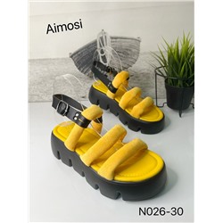Женские сандалии N026-30 желтые