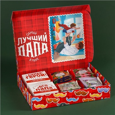 Набор чая «Папа может всё»: весовой чай 40 г (2 шт. х 20 г)., чай в пакетиках 21,6 (12 шт. х 1,8 г).