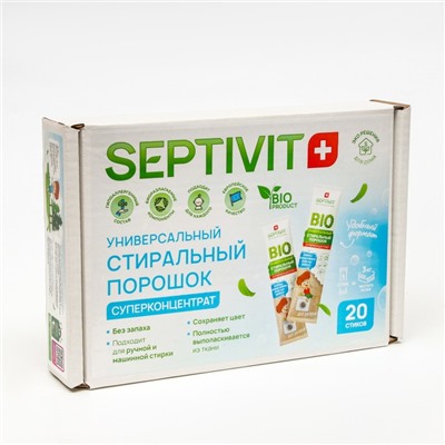 Стиральный порошок SEPTIVIT универсальный, 20 шт.