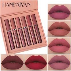 Набор блесков для губ Handaian Matte Liquid Lipstick 42832