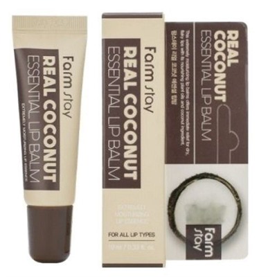 FarmStay Real Coconut Essential Lip Balm Кокосовый бальзам для губ