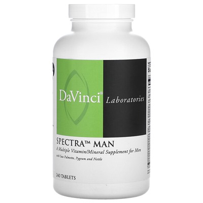 DaVinci Spectra Man, Комплекс витаминов и минералов, 240 таблеток