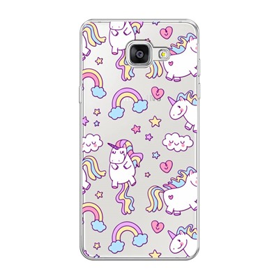 Силиконовый чехол Sweet unicorns dreams на Samsung Galaxy A5 2016