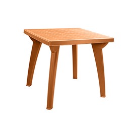 Стол квадратный "ЛУНА" 80*80 см коричневый (740)