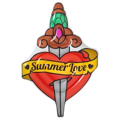 Матрас для плавания Summer Love Tattoo, 198 x 137 см, 43265 Bestway