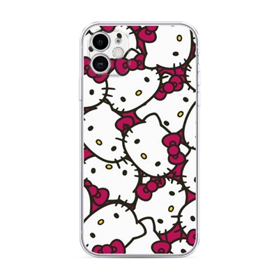 Силиконовый чехол Hello Kitty 3 на iPhone 11