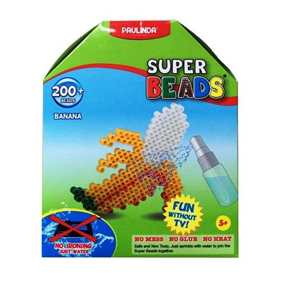 Paulinda. Мозаика Super Beads "Банан", более 200 деталей,  14,5х4х17,5см арт.150014
