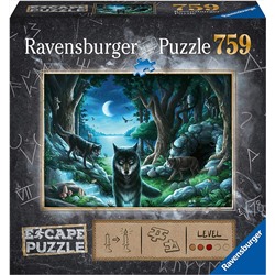 Ravensburger. Пазл-квест 759 "Проклятие волков" арт.16434