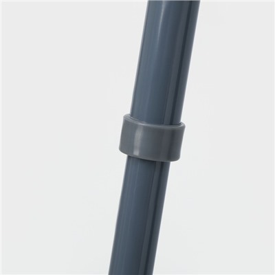 Швабра для мытья пола плоская Доляна, насадка микрофибра букли 42×12 см, телескопическая ручка 70-120 см
