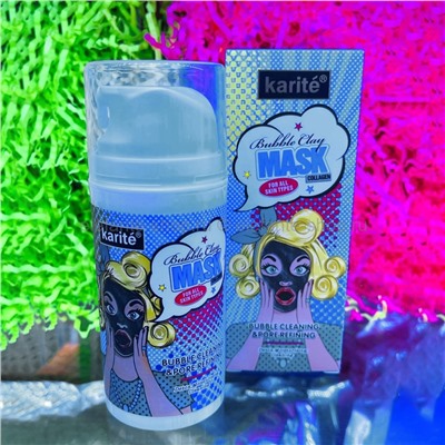 Очищающая маска для лица Karite Bubble Clay Mask 105ml (125)