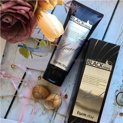 Пенка для умывания FarmStay Black Snail Deep Cleansing Foam 180ml (51)