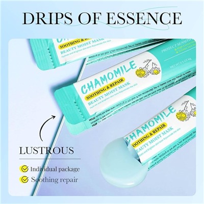 SADOER   Успокаивающая и восстанавливающая маска с ромашкой Chamomile soothing & repair , 10*6 гр.