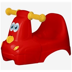 Горшок детский в форме игрушки "Машинка" "Lapsi" 420х285х265мм (красный)