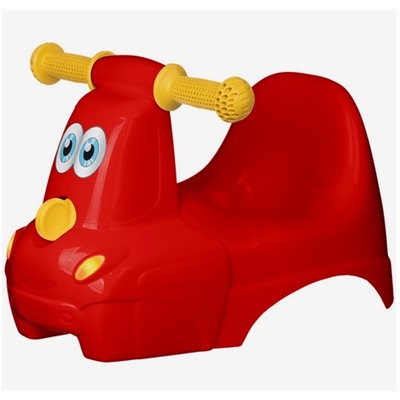 Горшок детский в форме игрушки "Машинка" "Lapsi" 420х285х265мм (красный)
