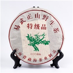 Китайский выдержанный чай "Шу Пуэр", 357 г, 2004 год, ИУ, блин