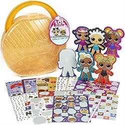 L.O.L. Surprise! Fashion Dolls Carry by Horizon Group USA. Create, Play & Store,DIY Activity Kit.Recreate Looks for 5 Paper Dolls,Repositionable Stickers.Scratch Art Stickers, Storage Case & More.