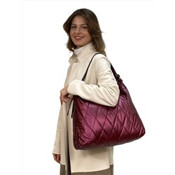 Женская сумка из водоотталкивающей ткани, цвет бордовый