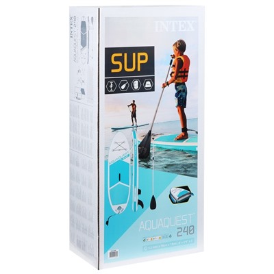 SUP-доска AQUA QUEST 240, 244х76х13 см 68241NP