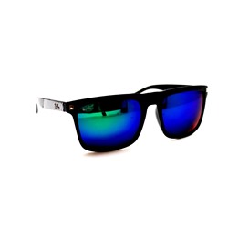 Распродажа солнцезащитные очки R 15100-1 черный глянец сине-зеленый