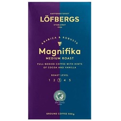 Кофе молотый (заварной) Lofbergs Magnifika 500 гр