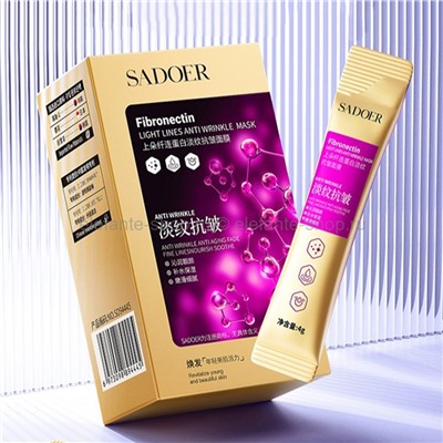 Маски для лица Sadoer Fibronectin Anti Wrinkle Facial Mask 20x4ml