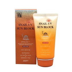 Jigott Snail UV Sun Block Cream Солнцезащитный крем