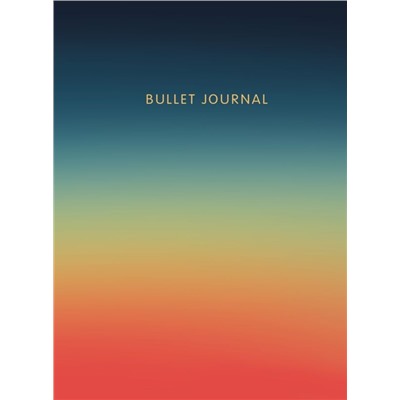 Блокнот в точку: Bullet Journal (закат, 160 л., с наклейками)