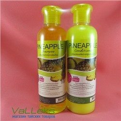Сет шампунь и кондиционер для жирных волос Ананас Banna Pineapple Shampoo & Conditioner 2х360 мл