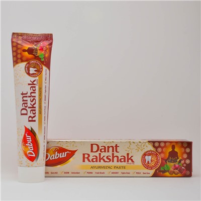 Зубная паста Дант Ракшак, сила 32 трав | Dant Rakshak (Dabur), 80 гр
